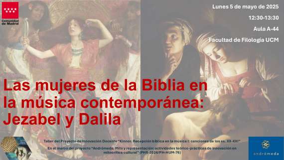 Las mujeres de la Biblia en la música contemporánea: Jezabel y Dalila